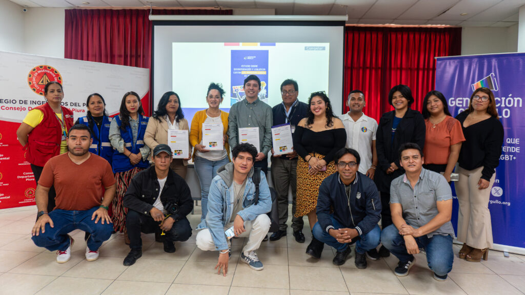 Presentación de estudio LGBTQ en Piura